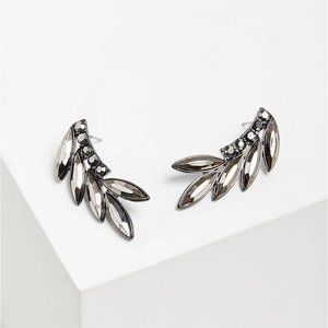Torrid Rhinestone Crawler Earring - Black